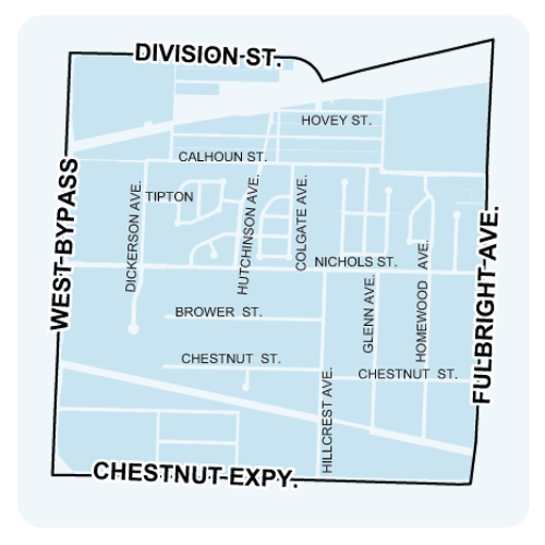 Bissett Neighborhood map